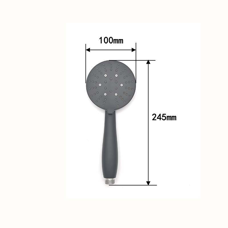 Bộ sen tắm tăng áp cầm tay màu đen 6616